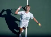 Steffi Graf of Germany in action during the US Open at the USTA N - Old Photo 6