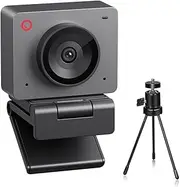 OBSBOT Meet SE Al-Powered Webcam,1080p@100FPS,Ultra HDR,1/2.8" CMOS,4X Digital Zoom,Work with Skype, Zoom/Microsoft Teams/Google Meet,Web Cam for Streaming, Meeting, Gaming, with Mini Tripod (Grey)