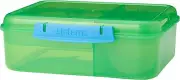 Sistema 41690 Bento Lunch Box with FruitYogurt Pot, 1.65 L - Assorted Colours