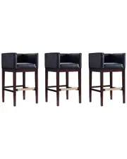 Manhattan Comfort Set of 3 Kingsley Bar Stools