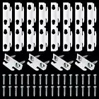 Curtain Rod Hooks Curtain Rod Bracket Curtain Rod Holders with Screws Wall Mo...