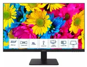 QMAX 24" computer monitor Full HD (1920x1080) 75Hz Refresh Rate HDMI Port 1.4 & VGA Port Tilt and VESA Compatible, HDMI Cable Included