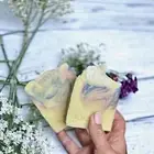 Soap Bar Box x 2 Large Rose Geranium + Patchouli Essential Oils with Shea Butter