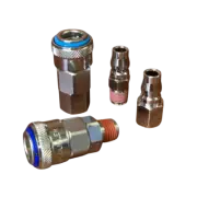 NITTO Style One Touch Male / Female Couplers and Adaptors 1/4" BSB (4 Piece)