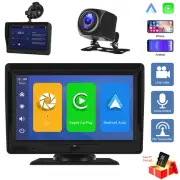 Car Monitor Dash Camera Recorder Wireless Apple Carplay / Android Auto GPS Unit