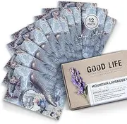 Good Life Mountain Lavender Scented Sachets | Designed in New Zealand | 12 Sachets