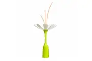 Boon Stem Baby Bottle Sippy Cup Drying Rack Accessory Stand White Petal 11x23cm