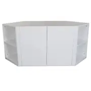 Zenova White Corner TV Entertainment Unit