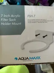 Aqua maxx 7" Filter Sock Holder Mount Fits on 1" Tank Rims Brand New!!!