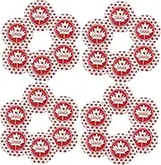 Cabilock 24pcs Maple Leaf Dining Plate Holiday Plates Canadian Party Supplies Canada Party Decorations Serving Dish Cake Tray Appetizer Tray Canada Decoration Dessert Serving Dish Paper