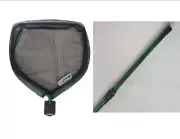 PondXpert Net System Fish Catching Net Head 12'' & Sturdy Pole, Extends to 4'