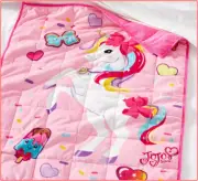 JOJO Siwa UNICORN WEIGHTED Plush BLANKET - Live Your Dreams 5 LBS - Pink ❤️NEW❤️