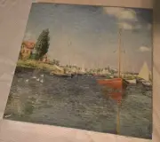 Puzzle A Fine Art Red Boats Argenteuil 1875 Claude Monet 500 Pcs 18 x 24 Sealed