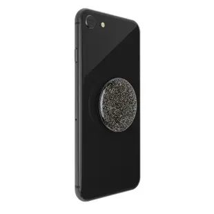 【PopSockets 泡泡騷】二代可替換美國專利氣囊伸縮手機支架 - 閃黑