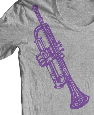 TRUMPET MUSIC INSTRUMENT T shirt Jazz Miles Davis Coltrane Graphic Tee Original