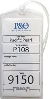 [Generic] Cruise Luggage Tags (Clear)