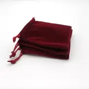 Elvet Drawstring Bags Wedding Gift Bags Cloth Jewelry Pouches Wine Red Dark Blue