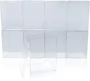 EcoTEK Protectors Hard Pop Protector Compatible with Funko POP! - 4" Inch Figures Acrylic Scratch Resistant Crystal Clear Pop Protector Display Case, Heavy Duty Acid Free