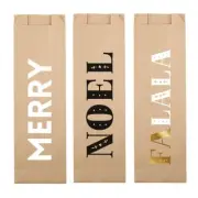 Paper Wine Bags Merry, Neol, Falala Holiday Assortment - Pack of 3