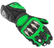 Arlen Ness Sugello Motorcycle Gloves, black-green, Size XS for Men Black Green