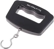 SAeWare Portable Hanging Scale 50kg/10g Luggage Scale Weighs Suitcase Bag Baggage Digital Fishing Scale Balance Hook Fish Scale Weight,A (A)