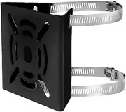 Haskoss Universal Vertical Pole Mount Security Camera Mount Camera Bracket Pole Mount Bracket Wall Mounting Bracket for CCTV Security Camera PTZ Dome for Pillars Ceilings Wall Corners Mast Support
