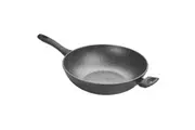 Pyrolux Pyrostone 32cm Stoneware Non-Stick Open Wok/Stir Fry Cooking Pan Black
