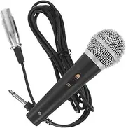 LOLIPPYY Wired Handheld Microphone with Cable Dynamic Vocal Mic for Karaoke Plug and Play Design Cardioid Pickup Pattern for Sound Includes Pop Filter and Windscreen