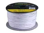 250ft White Access Series 12AWG CL2 Rated 2-Conductor Speaker Wire 3844