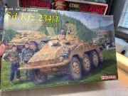 1/35 DRAGON WWII German 234/1 Schwerer Panzerspahwagen 2cm TANK KIT-NEW WM201