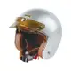 華泰 Ninja 安全帽 K-806B 晶淬 特仕版 銀色 銀色邊框 多層膜內墨鏡 皮革 金屬齒排釦 全拆洗 復古帽