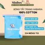 HABARIA 羊棉卸妝液 234 片(1 袋)MINIBOX