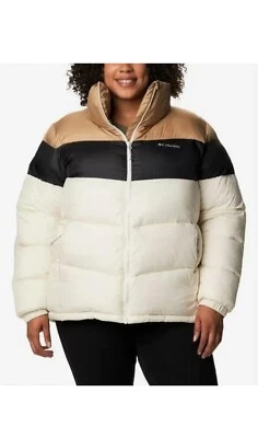 Womens COLUMBIA Plus Size 3X Puffect Color Block Ski Jacket $200 NWT
