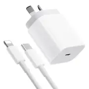 20W USB Type-C Wall Adapter Fast Charger PD Power For iPhone 16 15 14 Pro Max AU