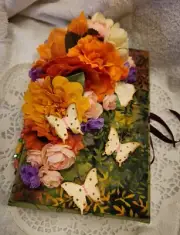Handmade Floral Junk Journal