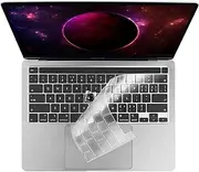 Ultra Thin Clear Keyboard Cover for MacBook Pro 13 Inch 2020-2023 M2 A2338 M1 A2289 A2251, for MacBook Pro 16 Inch 2020 2019 A2141, US Layout Keyboard Protector Skin with Touch Bar¡­