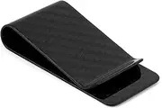 [Jwthee] Money Clip, Carbon Fiber Wallet Credit Card Holder for Men Black Money Holder for Cash Mens Slim Front Pocket Wallet for Men