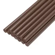 12pcs Mini Hot Glue Sticks for Glue Gun 0.43-inch x 8-inch Brown