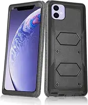 Asuwish Phone Case for iPhone 11 6.1 inch Cover Hybrid Rugged Shockproof Drop Proof Full Body Protective Dual Layer Cell Accessories iphone11case iPhone11 i Phone11 11s XI 11R XIR Women Men Black