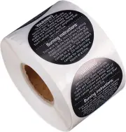 500Pcs Candle Warning Labels, Warning Sticker for Candle Making, Candle Containe