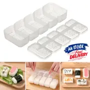 2pcs DIY Sushi Maker Making Kit Rice Roller Mold Tools for Kitchen Beginner