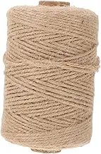 Mipcase 1 Roll Jute Craft Rope Twine for DIY Projects Present Wrapping Home Decor and Wedding Decorations Vintage