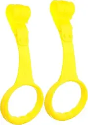 Milisten 1 Pair Pull Rings for Crib Sturdy Bed Stand Up Rings Safe Walking Exercise Accessory Smooth Edges for Comfort Multipurpose Playpen Accessories