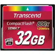 Transcend CompactFlash 32GB 800x Memory Card UDMA *BRAND NEW / FACTORY PACKAGE