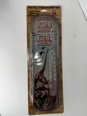 Nostalgic Art Hunting Metal Thermometer Garden Indoor/Outdoor Use NEW!!!