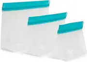 [Globite] Zip Lock Storage Bags 3pk, White
