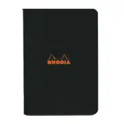 Rhodia Cahier A5 5 X 5 Grid Notebook, Black