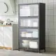 【HappyLife】碳鋼置物櫥櫃 四層80公分 Y10993(餐邊櫃 餐櫥櫃 廚房櫃子 餐具櫃 電器櫃 收納櫃 書櫃)