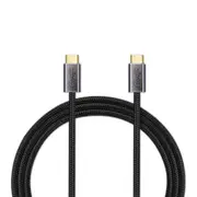 1.5M BoostUp Cafule USB-C to USB-C Cable Charge & Video Black （USB Gen 3.2 - 20Gbps, 100W/5A, 8K/60Hz)