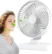 Small Desk Fan - Travel Handheld Fan,4 Speed Adjustable Portable Cooler, Energy-Efficient Lightweight Cooling Device for Studio Outdoor Adventure Camping Trips Beach Trip